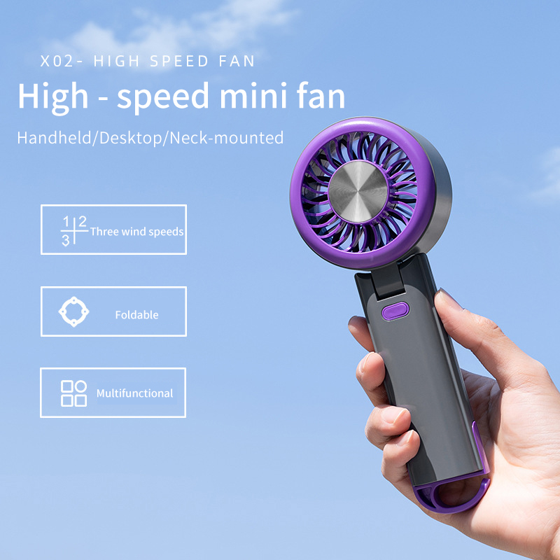 CD pattern handheld fan